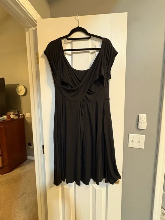 Black Women's Scoop-Neck Dress by Torrid - Picture 2 of 4